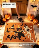 Ghost & Pumpkin Plush Doormat | Soft Non-Slip Fall Rug Rugs & Doormats - The Eezee Shop