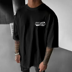 Naruto Men Women‘s Itachi Uchiha Printed Japanese Anime 2026 Summer New Hot-Selling Short-Sleeved Fashion Cotton Printed T-shirt Anime Tshirts - The Eezee Shop