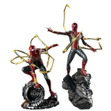Spider-Man Statue with Golden Claws | Rock Base Desktop Collectible Collectible Figures - The Eezee Shop