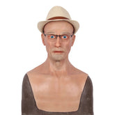 Realistic Silicone Older Man Mask | Full Head Costume Mask Halloween Masks - The Eezee Shop
