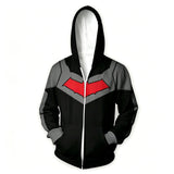 Nightwing Zip-Up Hoodie | DC Superhero Cosplay Sweatshirt Hoodies & Sweatshirts - The Eezee Shop