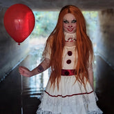 Long Orange Clown Wig | Women's Pennywise Cosplay Wig Cosplay Wigs - The Eezee Shop