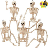 Posable Skeleton Decorations | 5-Pack 16" Halloween Props Halloween Decorations - The Eezee Shop