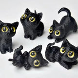 3D Printed Halloween Cat Figurine | Anime Style Ornament Halloween Figurines - The Eezee Shop