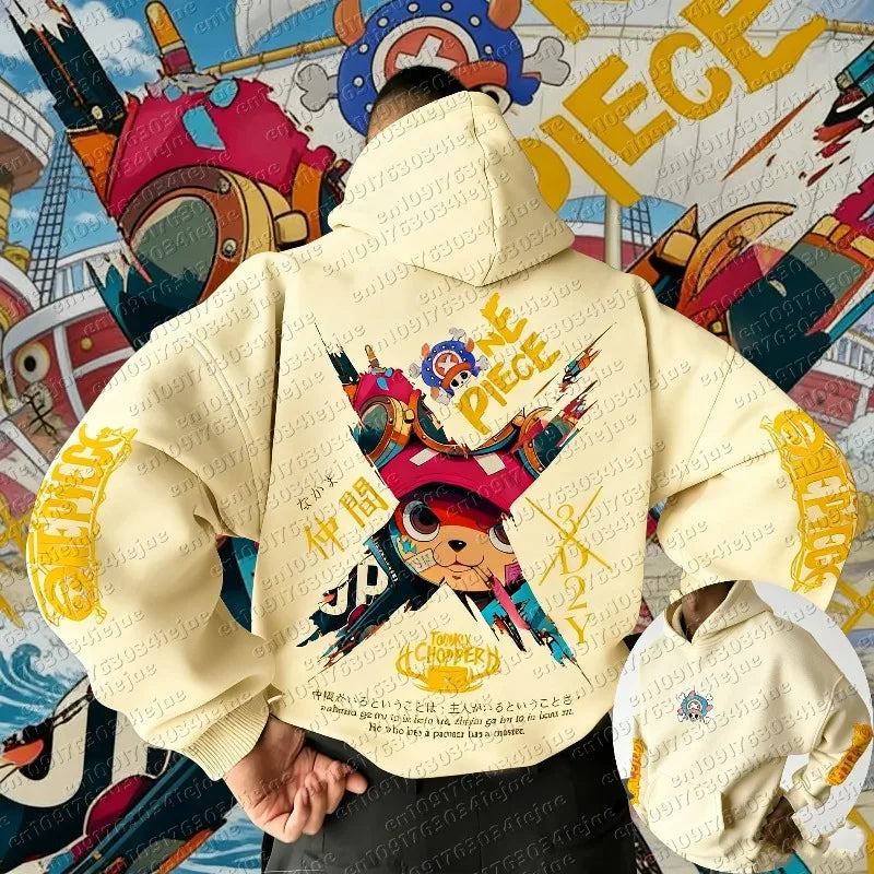 Kids Tony Tony Chopper Hoodie | One Piece Parent-Child Sweater Hoodies & Sweatshirts - The Eezee Shop