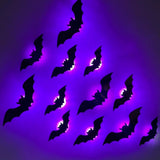 Halloween LED Night Light 3D Stereoscopic Bat Wall Decal PET Material Festival Party Home Wall Decoration Lamp - The Eezee Shop