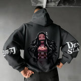 Nezuko Kamado Hoodie | Demon Slayer Parent-Child Sweatshirt Hoodies & Sweatshirts - The Eezee Shop