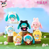 Hatsune Miku Vinyl Plush Doll Blind Box Cute Forest Animals Doll Trip Bag Pendant Decoration Gift Girl Surprise Trendy Toy Gift