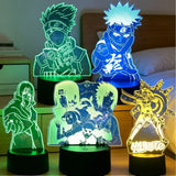 Naruto 3D LED Night Light | Akatsuki Kakashi Itachi Bedroom Lamp Lamps & Night Lights - The Eezee Shop