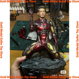 Iron Man Endgame Snap Kneeling Statue | MK85 Collectible Collectible Figures - The Eezee Shop