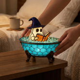 Ghost in Bathtub Reading Lamp | Stained Glass Night Light Lamps & Night Lights - The Eezee Shop