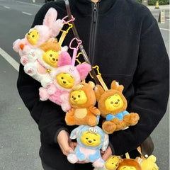 Winnie The Pooh Naughty Party Blind Box Desktop Collectible Plush Pendant Mystery Doll Toy for Girls Birthday Decoration Gift