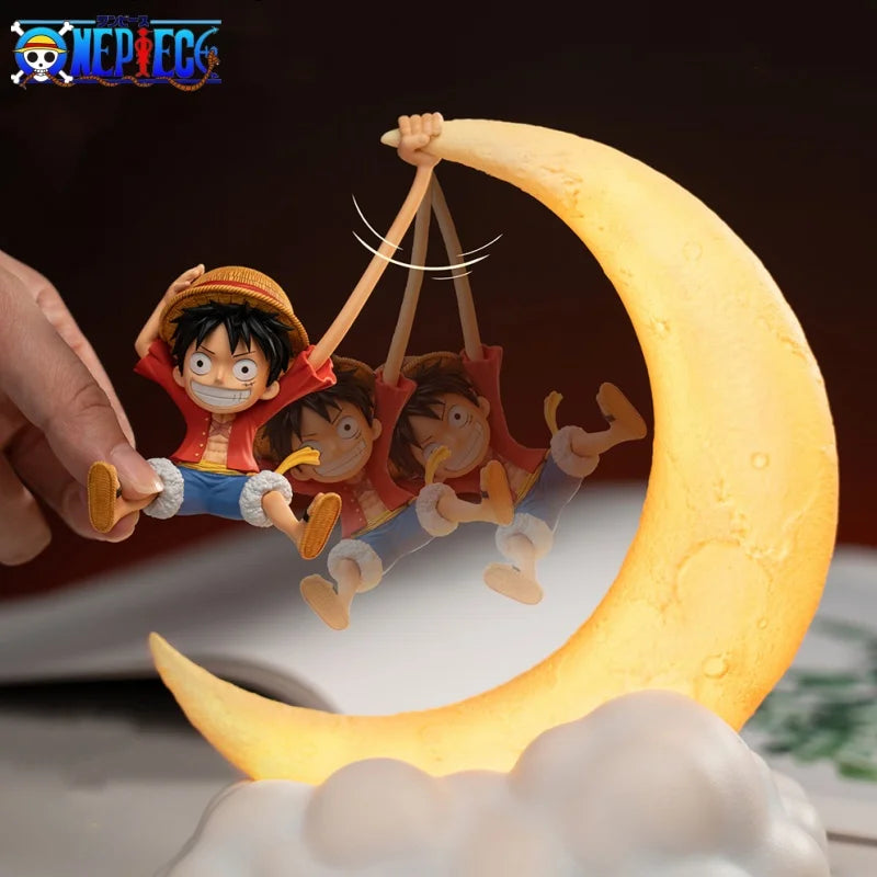 One Piece Luffy Moon Lamp | Magnetic Control Night Light Lamps & Night Lights - The Eezee Shop