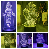 Dragon Ball Z 3D Figure Lamp | Goku, Vegeta, Gohan & Broly Lamps & Night Lights - The Eezee Shop