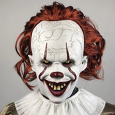 Evil Clown Latex Mask | Horror Demon Clown Halloween Helmet Halloween Masks - The Eezee Shop