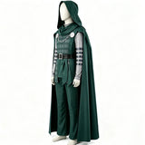 Dr. Doom Costume Jumpsuit with Mask & Green Cape | Full Set Cosplay Costumes - The Eezee Shop