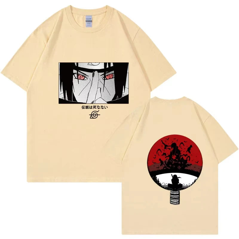 Uchiha Itachi Naruto Graphic Sports T-Shirt 2026 Japanese Anime Printed Athletic Tee for Men & Women Anime Tshirts - The Eezee Shop