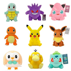 Pokemon Plush Stuff Toy Pikachu Charizard Doll Gengar Squirtle Plush Doll Espeon Glaceon Umbreon Soft Cartoon Toys Kids Gift