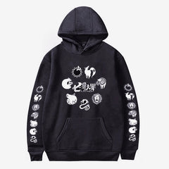 Hot Anime The Seven Deadly Sins Elizabeth Diane Ban King Logo Print Hooded Men Women Hoodies Manga Sweatshirt Harajuku Pullover Hoodies Series - The Eezee Shop