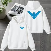 Nightwing Graphic Zip-Up Hoodie | Unisex Retro Winter Jacket Hoodies & Sweatshirts - The Eezee Shop
