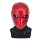 Red Hood Latex Helmet | Adult Superhero Halloween Mask Cosplay Masks & Helmets - The Eezee Shop