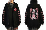 Nezuko Kamado Demon Slayer Zip-Up Hoodie Hoodies Series - The Eezee Shop