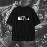 Levi Ackerman Attack on Titan Minimalist T-Shirt Graphic Tee Anime Tshirts - The Eezee Shop