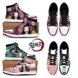Tanjiro & Nezuko Basketball Sneakers | Demon Slayer Unisex Shoes Sneakers - The Eezee Shop