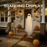 Large Hanging Swing Ghost | Light-Up Outdoor Halloween Decor Outdoor Halloween Decorations - The Eezee Shop