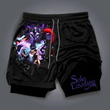 Anime Graphic Gym Shorts | Unisex Quick-Dry Streetwear Shorts Shorts - The Eezee Shop