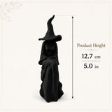 Seated Faceless Witch Figurine | Gothic Shelf Hanging Decor Halloween Figurines - The Eezee Shop