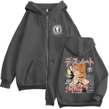 Misa Amane Zip-Up Hoodie | Death Note Hip Hop Sweatshirt Hoodies & Sweatshirts - The Eezee Shop