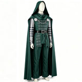 Dr. Doom Costume Jumpsuit with Mask & Green Cape | Full Set Cosplay Costumes - The Eezee Shop