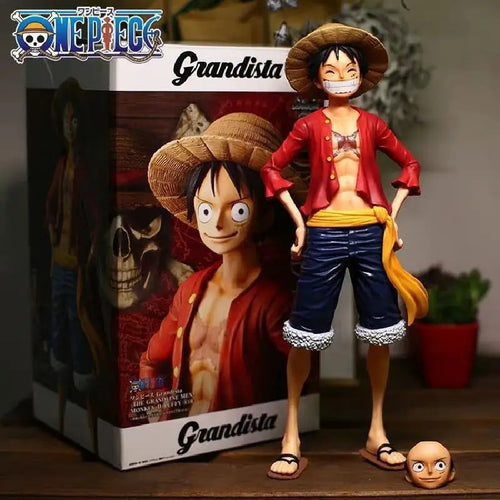 28CM One Piece Luffy Three Form Anime Figure Confident Smiley Monkey D. Luffy Collectible Statue Anime Figure - The Eezee Shop