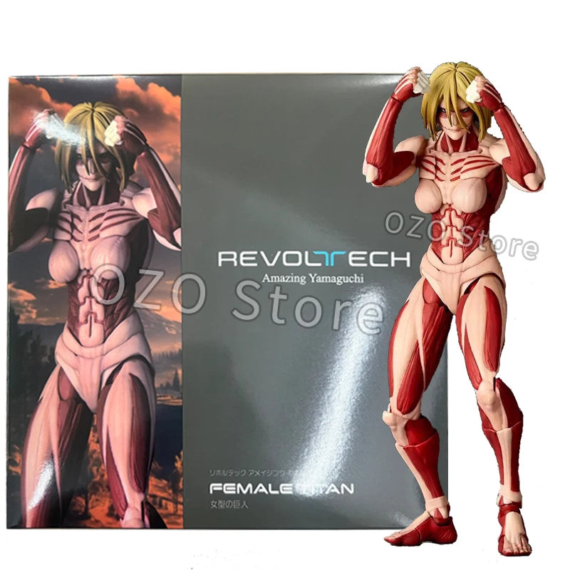 Kaiyodo Attack on Titan The Female Titan Annie Leonhart Revoltech Other - The Eezee Shop