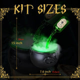 Black Witch Bowl Floating Bottle Diffuser | Halloween Decor Halloween Decorations - The Eezee Shop