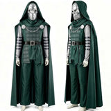 Dr. Doom Costume Jumpsuit with Mask & Green Cape | Full Set Cosplay Costumes - The Eezee Shop