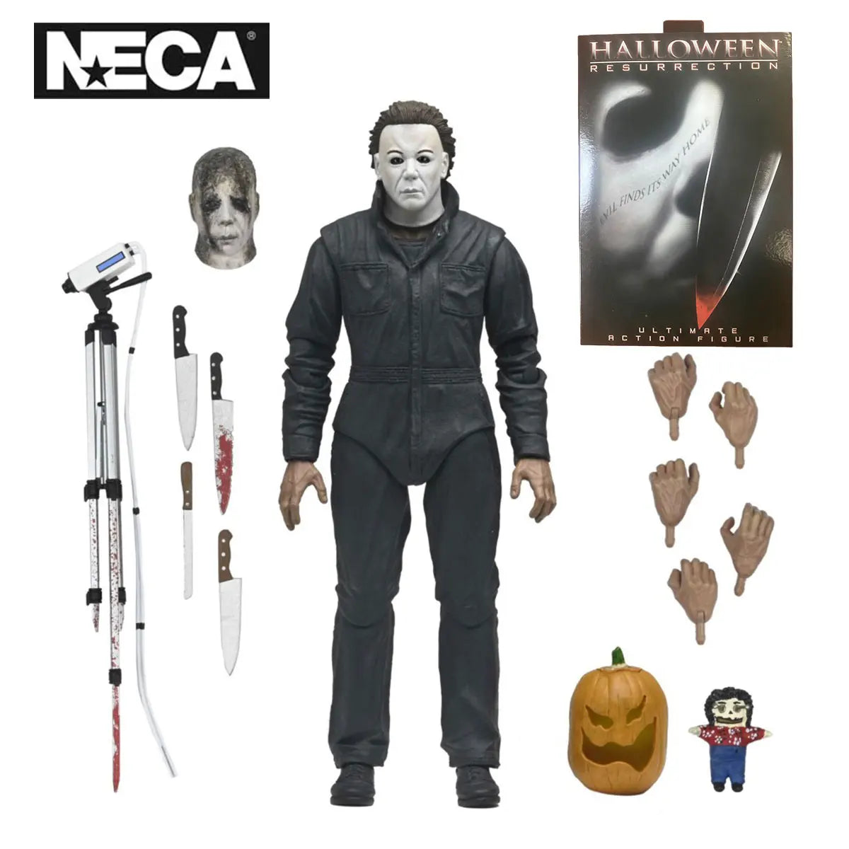 Michael Myers Ultimate Action Figure | 18cm Halloween Resurrection Collectible Figures - The Eezee Shop