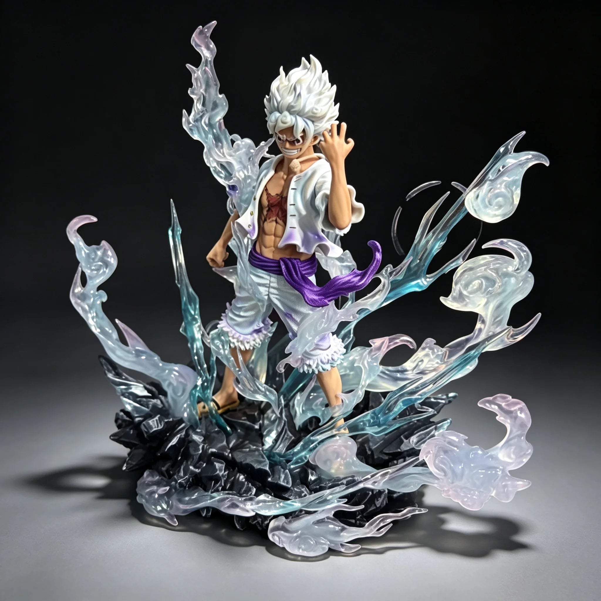 Luffy Gear 5 Nika Large Scene Figure | One Piece 36cm Statue Collectible Figures - The Eezee Shop