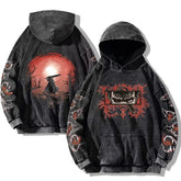 Berserk Guts Vintage Washed Hoodie | Oversized Cotton Sweatshirt Hoodies & Sweatshirts - The Eezee Shop