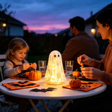 Confetti Glowing Ghost Light | White Halloween Table Centerpiece Halloween Lights - The Eezee Shop