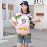 Anime Figure Print Backpack | Large Capacity Bag with Pencil Case Backpacks - The Eezee Shop