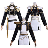 Rumi, Zoey & Mira Cosplay Costume with Wig | Black & Gold Stage Outfit Cosplay Costumes - The Eezee Shop