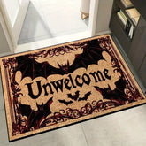 Bat & Spider Web Unwelcome Doormat | Gothic Non-Slip Rug Rugs & Doormats - The Eezee Shop