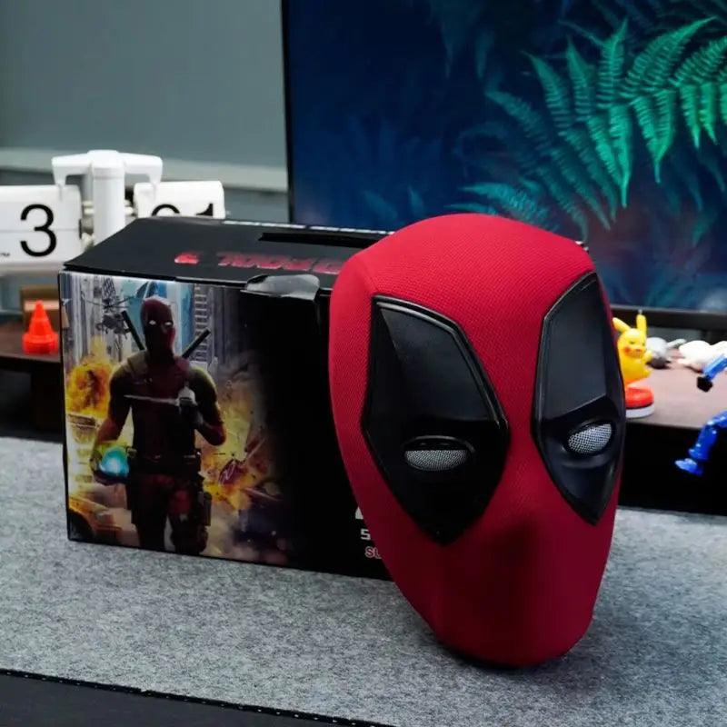 Deadpool Light-Up Mask | Remote Control Headgear with Music Cosplay Masks & Helmets - The Eezee Shop