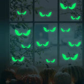 Glow-in-the-Dark Halloween Window Stickers | Eyes, Bats & Ghosts Halloween Decorations - The Eezee Shop