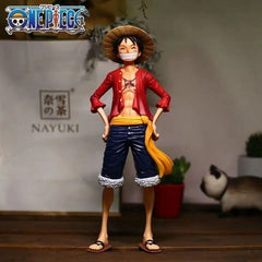 Hot 28CM One Piece Anime Figure – Confident Smiley Three Face Expression Collectible Statue Anime Figure - The Eezee Shop