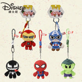 Superhero Plush Keychain | Spider-Man & Captain America Charm Keychains - The Eezee Shop