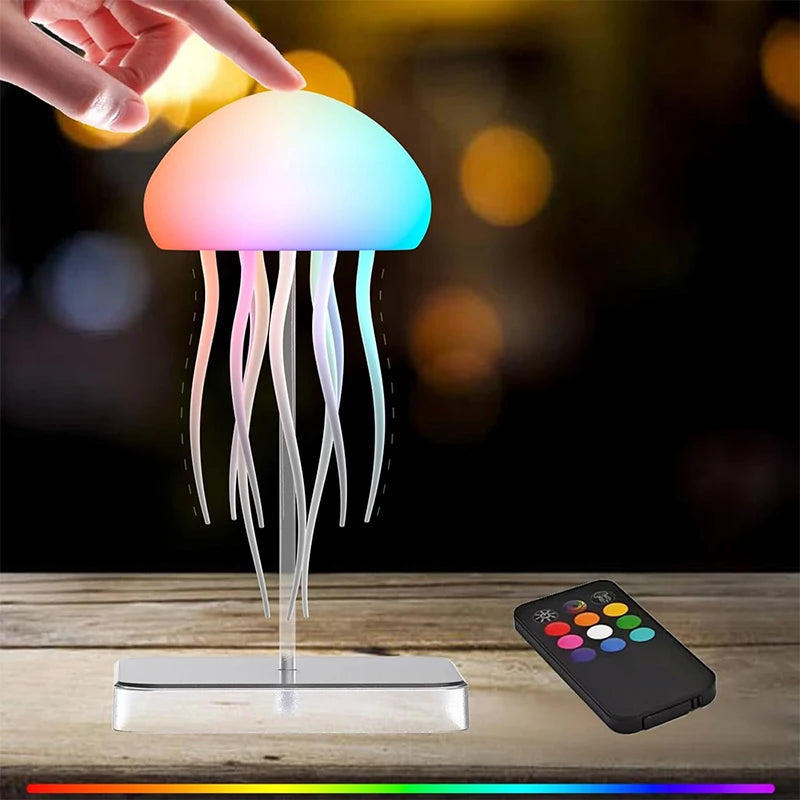 LED Jellyfish Lamp | Color-Changing Mood Light with Remote Lamps & Night Lights - The Eezee Shop