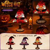 Resin Witch Hat Night Light | USB Gothic Desk Lamp Lamps & Night Lights - The Eezee Shop